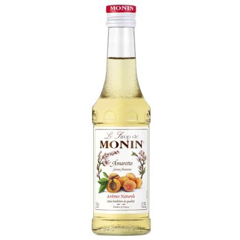 Sirop Saveur Amaretto MONIN pour boissons chaudes ou cocktails - Arômes naturels - 25cl 1