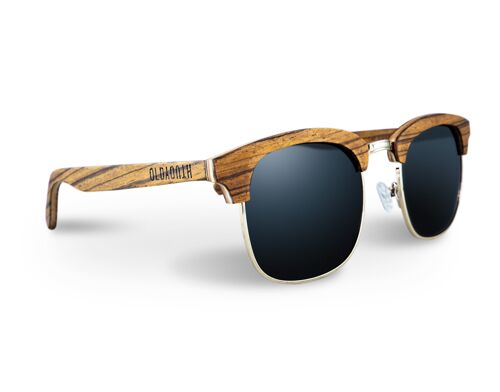 Old Youth Zebra Wood Explorer Sunglasses - 10 Trees Planted For Each Pair