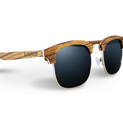Old Youth Zebra Wood Explorer Sunglasses - 10 Trees Planted For Each Pair