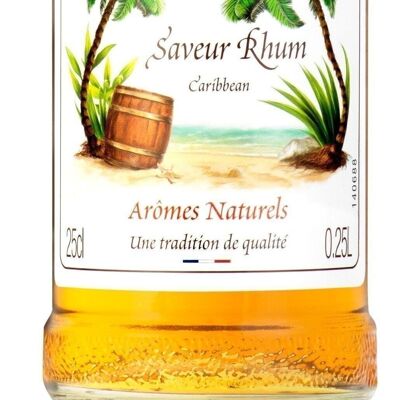 Sirop Saveur Rhum MONIN - Arômes naturels - 25cl