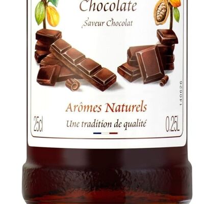 Sirop Saveur Chocolat MONIN pour aromatiser vos boissons chaudes et desserts la fête des mères - Arômes naturels - 25cl