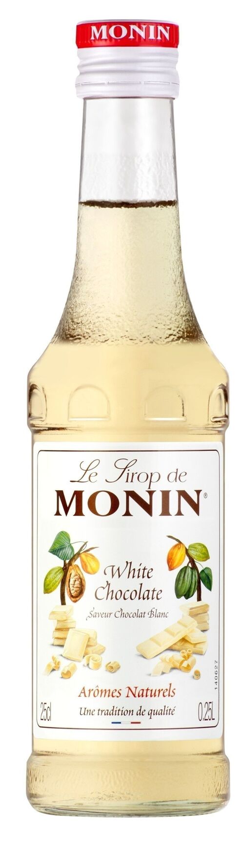 Sirop Saveur Chocolat Blanc MONIN pour boissons chaudes ou desserts - Arômes naturels - 25cl