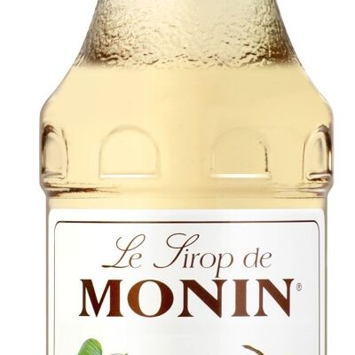 MONIN White Chocolate Flavor Syrup to flavor your hot drinks or Mother's Day desserts - Natural flavors - 25cl