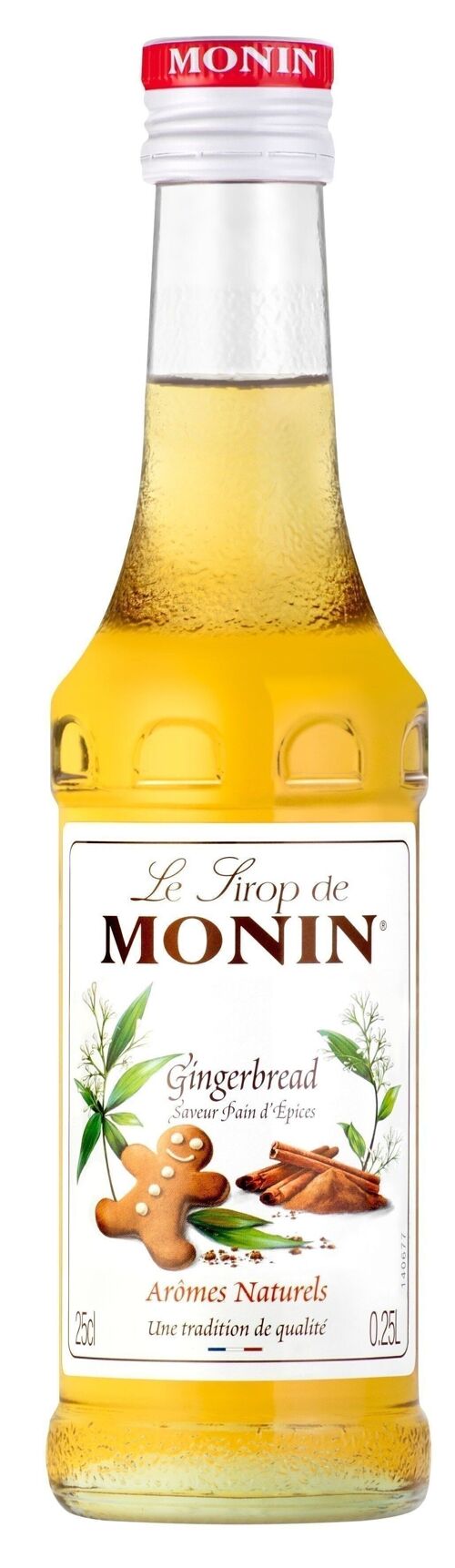 Sirop Saveur Pain d'épices MONIN pour aromatiser vos boissons chaude - Arômes naturels - 25cl