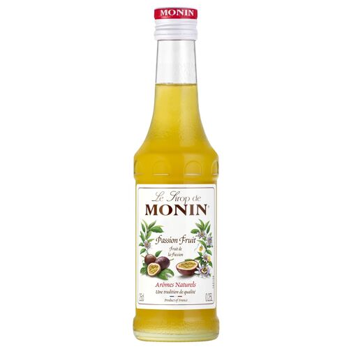Sirop de Passion MONIN pour cocktail et limonade - Arômes naturels - 25cl