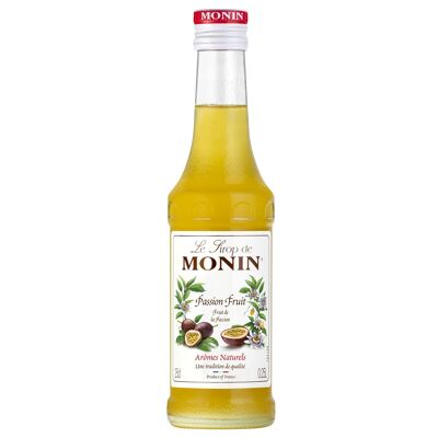 MONIN Passionssirup für Cocktails und Limonade - Natürliche Aromen - 25cl