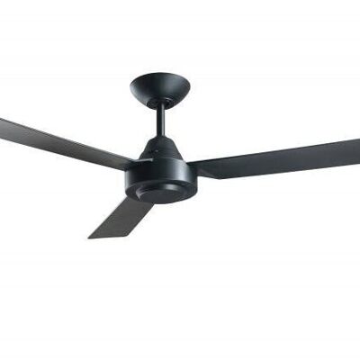 BAYSIDE - Calypso ceiling fan without light, black