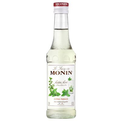 MONIN Sirope Sabor Mojito para cócteles con o sin alcohol - Sabores naturales - 25cl