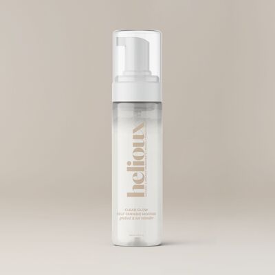 HELIOUX® CLEAR GLOW SELF TANNING MOUSSE LIGHT
