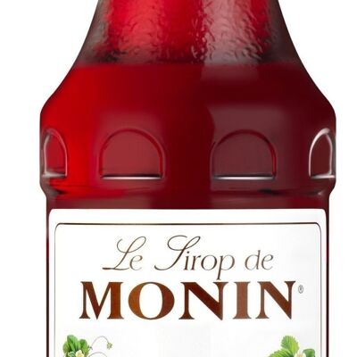 MONIN Wild Strawberry Syrup - Natural flavors - 25cl