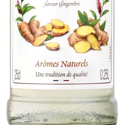 Sirop Saveur Gingembre - Arômes naturels - 25cl