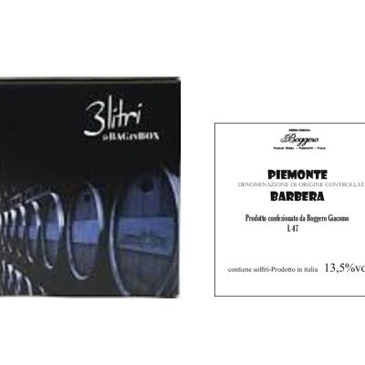 Piemonte Barbera "14" Bag in box 3 L 13,5 % vol.