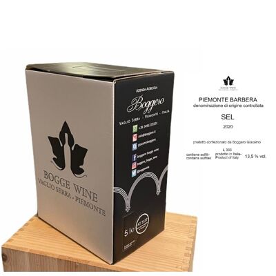 Piemonte Barbera "Sel" Bag in box 5 L 14 % vol.