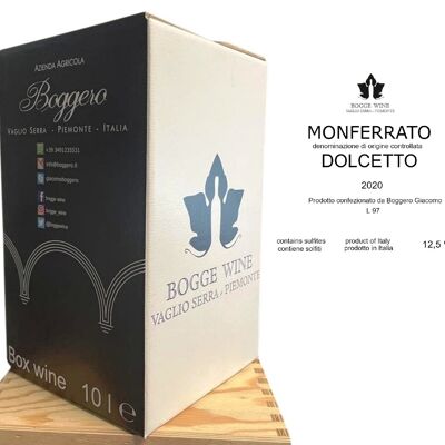 Monferrato Dolcetto Borsa en caja 10 L