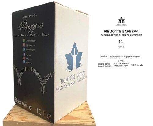 Piemonte Barbera "14" Bag in box 10 L