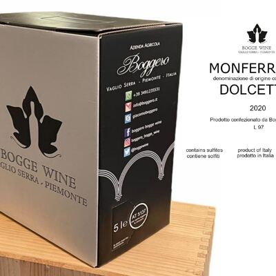 Monferrato Dolcetto Bag in Box 5 L