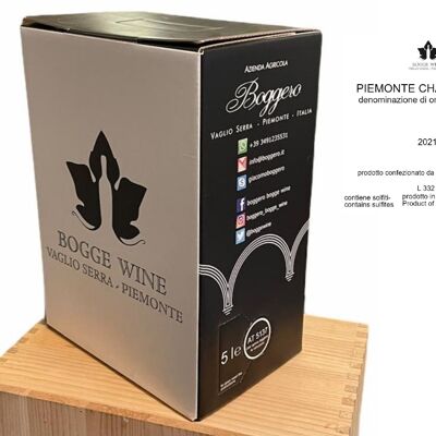 Piémont Chardonnay "Bag in box 5 L"