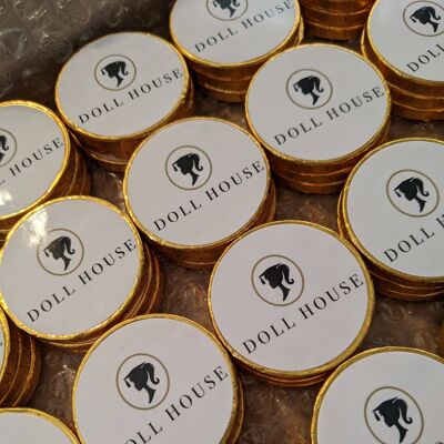 Branded Logo Chocolate Coins