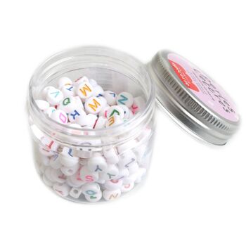 Pot perles lettres – Multicolore (250091) 2