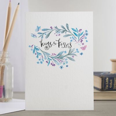 Hugs & Kisses' Card