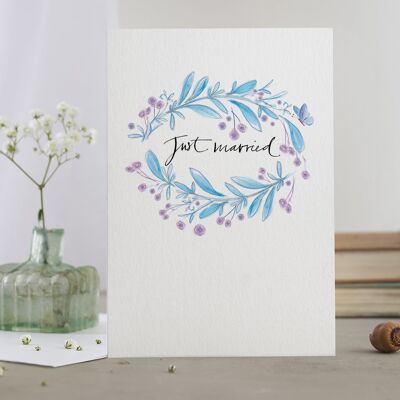 Just Married' (Vine) Card