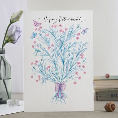 Happy Retirement' (Bouquet) Card