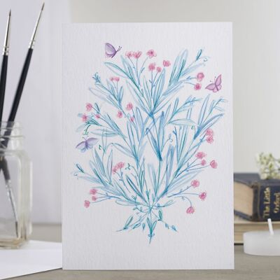 Blue Bouquet' Card