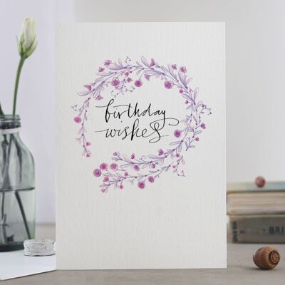 Birthday Wishes' Card