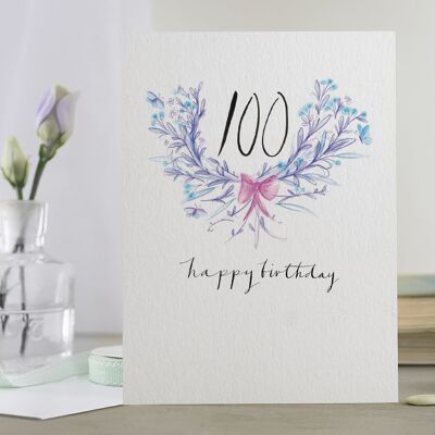 100 Happy Birthday!' Milestone Card