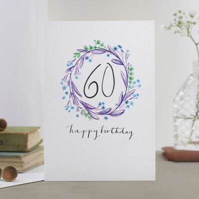 60 Happy Birthday!' Milestone Card