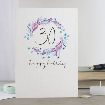 30 Happy Birthday!' Milestone Card