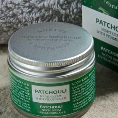 Creme nuit patchouli vitamine E