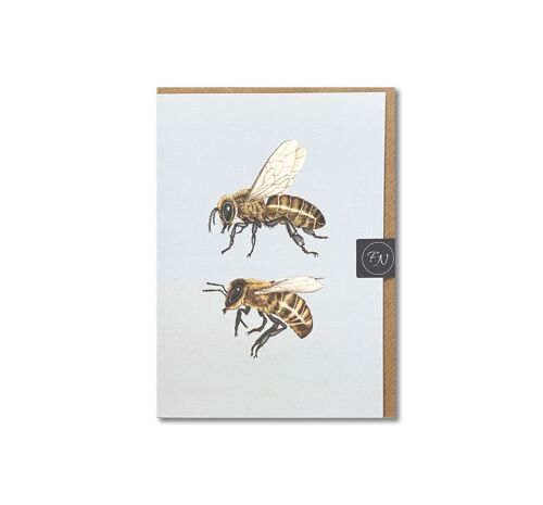 Bee Duo - Greeting Card