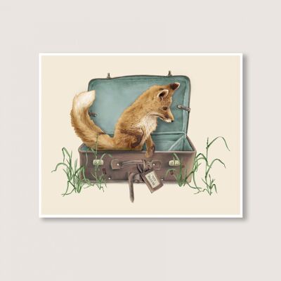 City Fox - Art Print - 24x18 (Art Print 24x18)