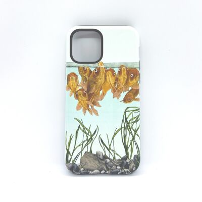 Coque pour téléphone Goldfish - Brillante - Apple i phone 4/4S