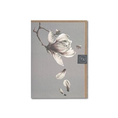 Abeille Magnolia - Carte de vœux