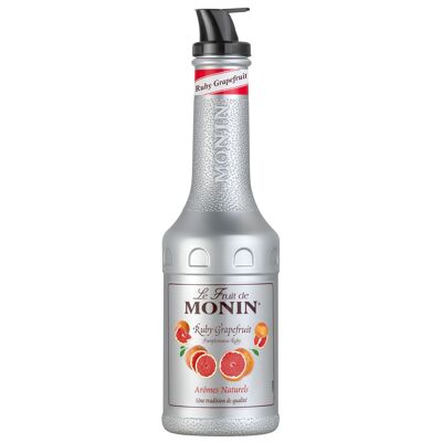 MONIN Ruby Grapefruit für Cocktails oder Eistees – Natürliche Aromen – 1L