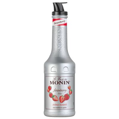 MONIN Strawberry Fruit for cocktails or iced teas - Natural flavors - 1L