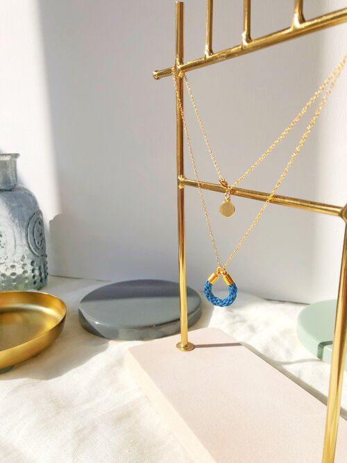 Collier Uteki Bleu Canard