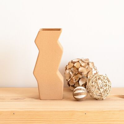 Small Helix Vase Terracota