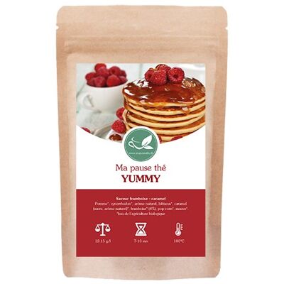 Raspberry / caramel fruity infusion - Ma Pause Thé Yummy