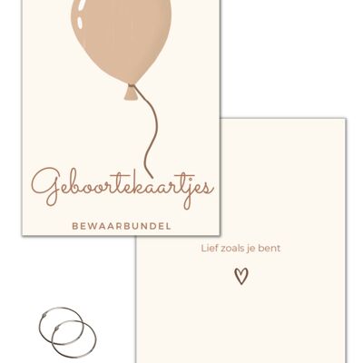 Geboortekaartjes bewaarbundel - Ballon