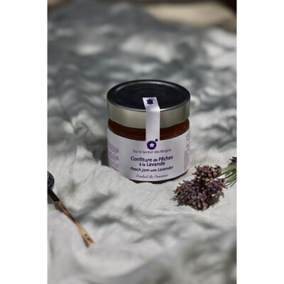Pfirsichmarmelade mit Lavendel 220g - Provenzalische Marmelade