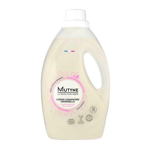 Lessive Liquide Hypoallergénique Sans Parfum 30 lavages 1,5 L