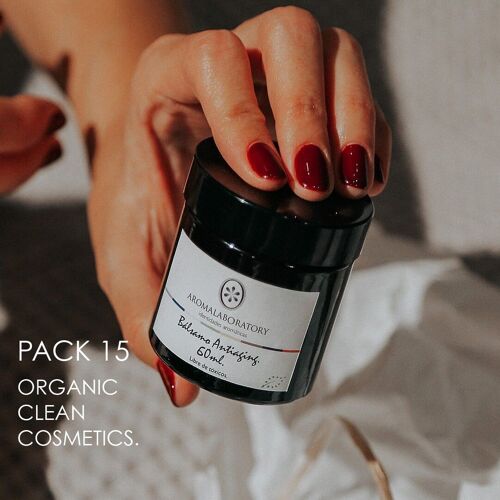 PACK 15. COSMÉTICA ORGÁNICA 0% TÓXICOS. (CLEAN COSMETICS)