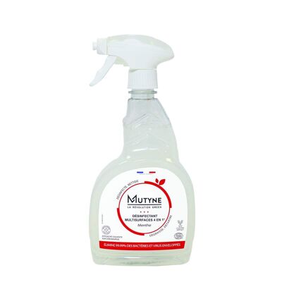 Spray desinfectante 4 en 1 certificado Ecocert - 750 mL