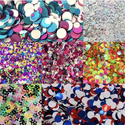 50 x 10g Surprise Mystery Mixed Bundle of Cosmetic Glitter