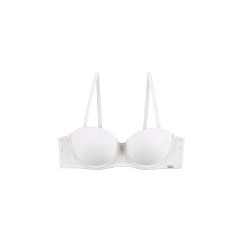 Push-up bra with removable straps-WHITE (1-1-1-1; 85B-90B-95B-100B)