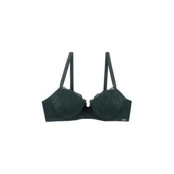 Soutien-gorge classique en dentelle et tulle-VERT (1-1-1-1; 85C-90C-95C-100C) 1