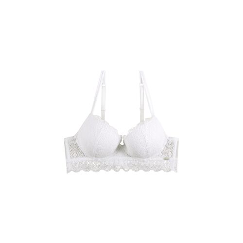 Lace padded bralette-WHITE (1-1-1-1; 85B-90B-95B-100B)